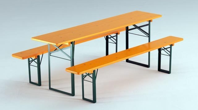 Folding tables and benches